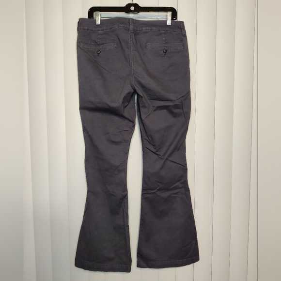 American Eagle gray boho artist flair pants size 10 - Picture 2 of 4
